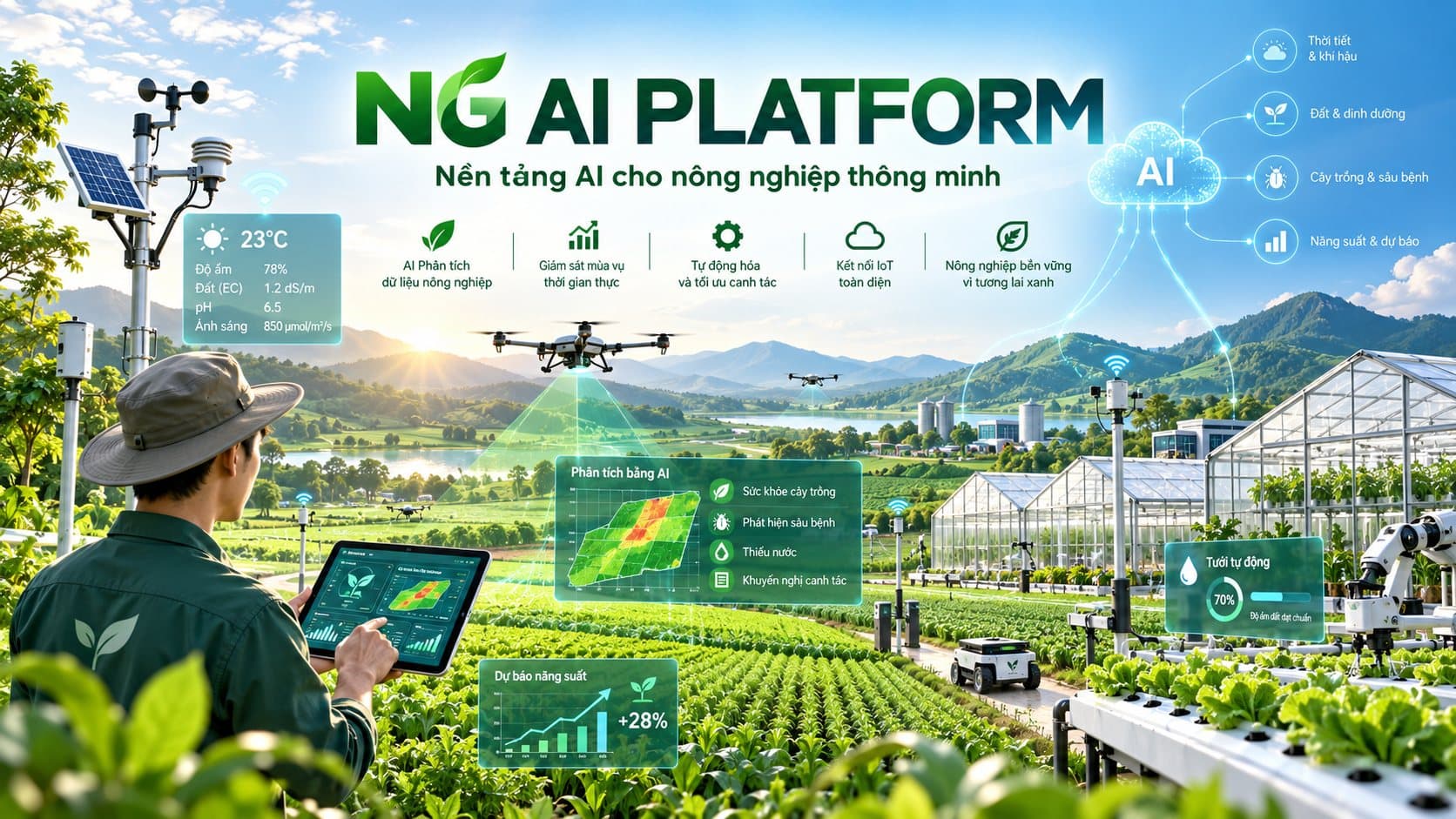 Một ngày với robot dẫn đường NG